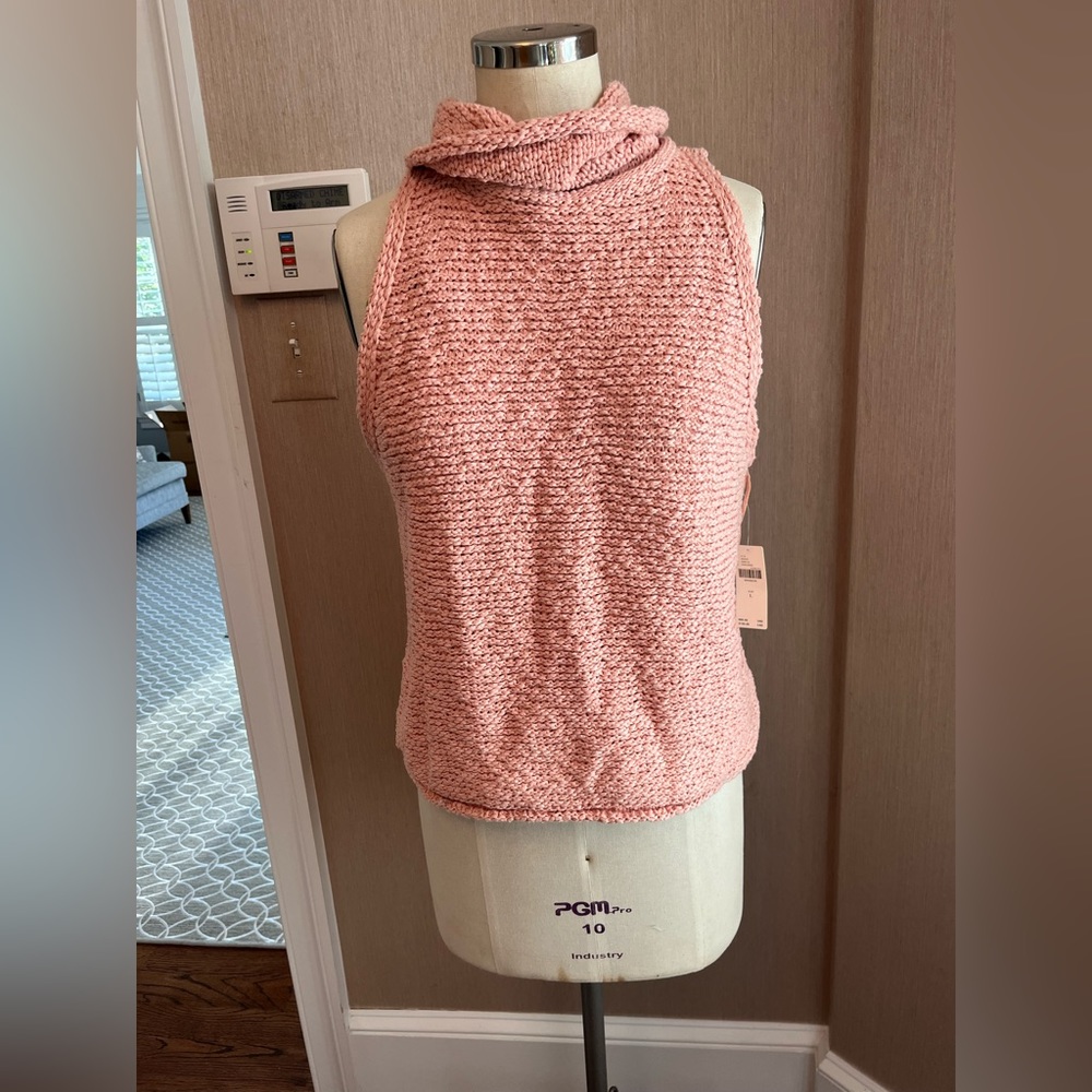 Anthropologie Pilcro pink sweater tank